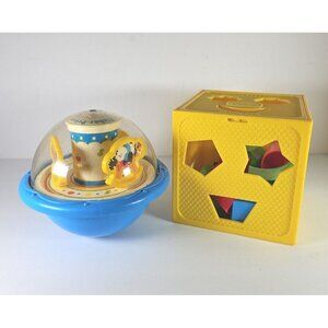 1981 Playschool Form Fitter & 1991 Fisher Price Rolly polly Musical Childs Toys